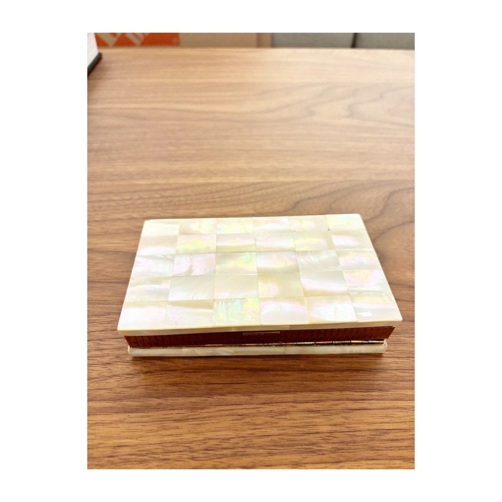 1950’s vintage mother of pearl clutch